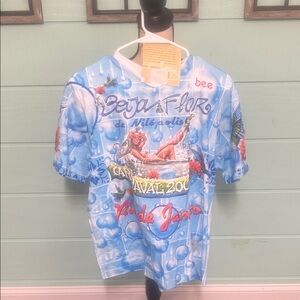 Bee Brasil Beija-Flor Rio de Janeiro Carnaval 2006 Graphic T-Shirt Size P Small